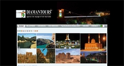 Desktop Screenshot of diamantours.com