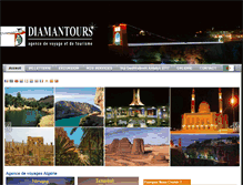 Tablet Screenshot of diamantours.com